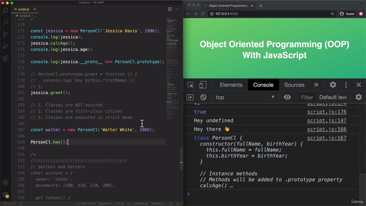prem_0_1's tweet image. Hello, #XCommunity
It's #Days 74 of my #75daysofcodechallenge
I just learned "ES6 classes , Setter and Getters, and Static method"
#dailycoding #javascript #backtowork #LearnInPublic #buildinpublic #letsconnect #FrontEnd #webdev #MERN #webdeveloper #java #development #consistency