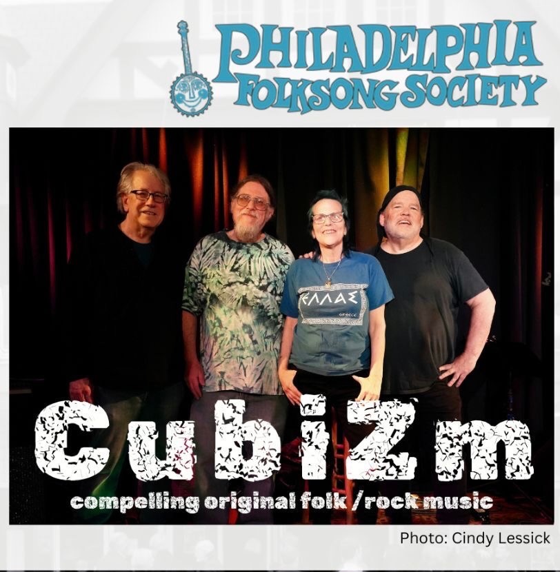 Join us tonight at 7pm for an evening of good old fashioned fun with CubiZM. It’s the @folksongsociety Musical Artists Cooperative free monthly member concert and gathering at the Keswick Theatre Annex. Members and those considering membership are welcome to attend!