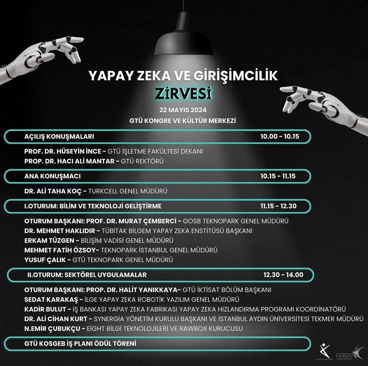 Girişimcilik Zirvesi’nin Yayın Akışı⭐️