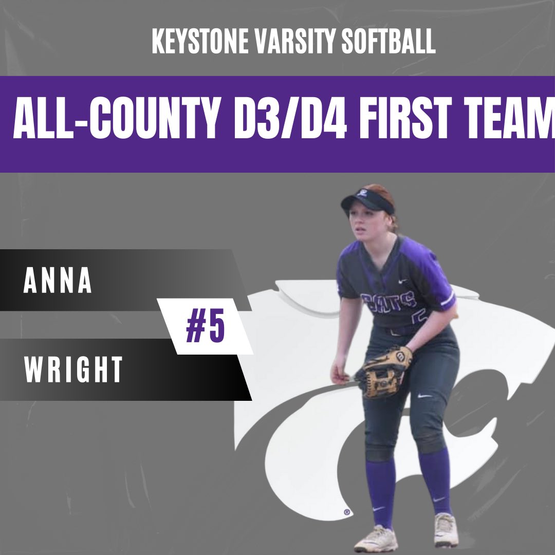 Alright middle innie!!! Way to rock it this year Anna!!! 🥎💪🥎💪🥎<a href="/KHSCatSoftball/">Keystone Softball</a>