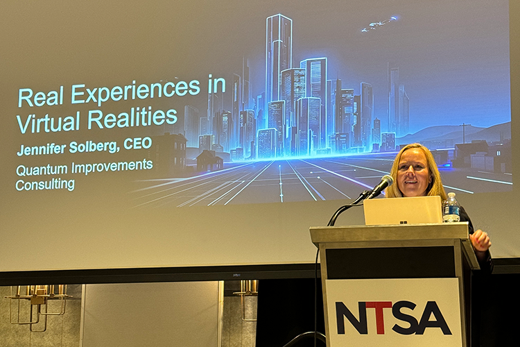 iitsec's tweet photo. Day two of #MODSIMWorld is off to a great start with remarks from Industry Keynote Speaker, Dr. Jen Solberg, QIC and Major General Dominique Luzeaux, Supreme Allied Commander Transformation as well as the 12th annual Simulation Century panel! https://t.co/Nt2lApCzE2