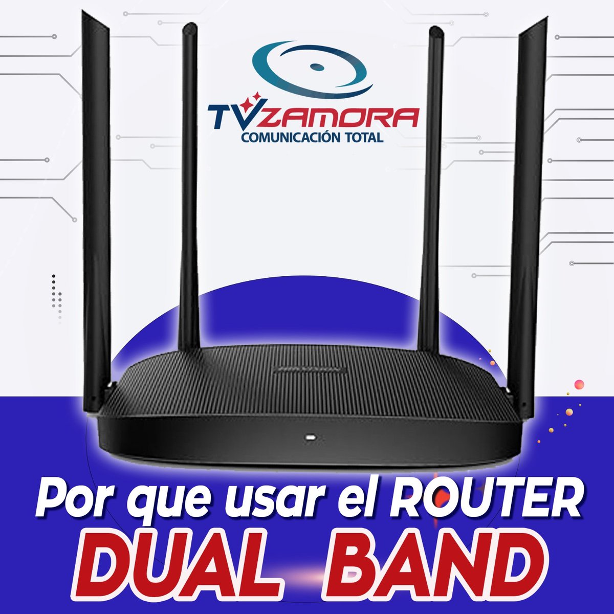¿Por qué? ¡Porque te brindará una conexión más estable y veloz! 💨 Al tener dos bandas de frecuencia (2.4GHz y 5GHz) podrás disfrutar de una señal más potente y menos interferencias, lo que se traduce en una mejor experiencia de navegación 🌐.