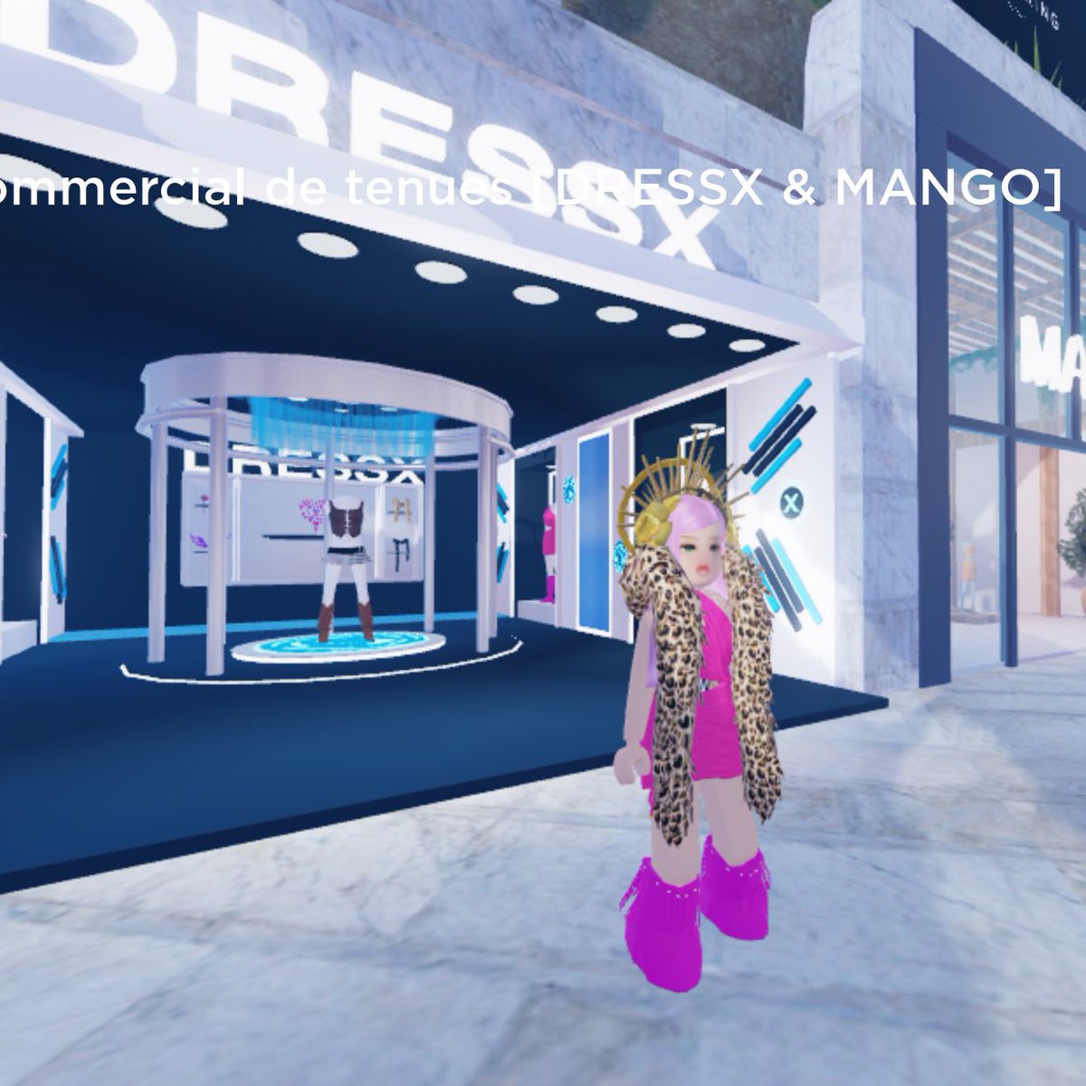 chainqueenverse's tweet photo. The new DRESSX pop-up store in the beautiful Outfit Shopping Mall on Roblox is absolutely amazing. 😍🦋✨🛍️🔥 I’m having so much fun trying on all the outfits and doing some virtual shopping. It’s really cool! @julienverse @GzfJavo @dressxcom @brandnewverse_ @Roblox #chainQueen https://t.co/BdI0ky00Fp