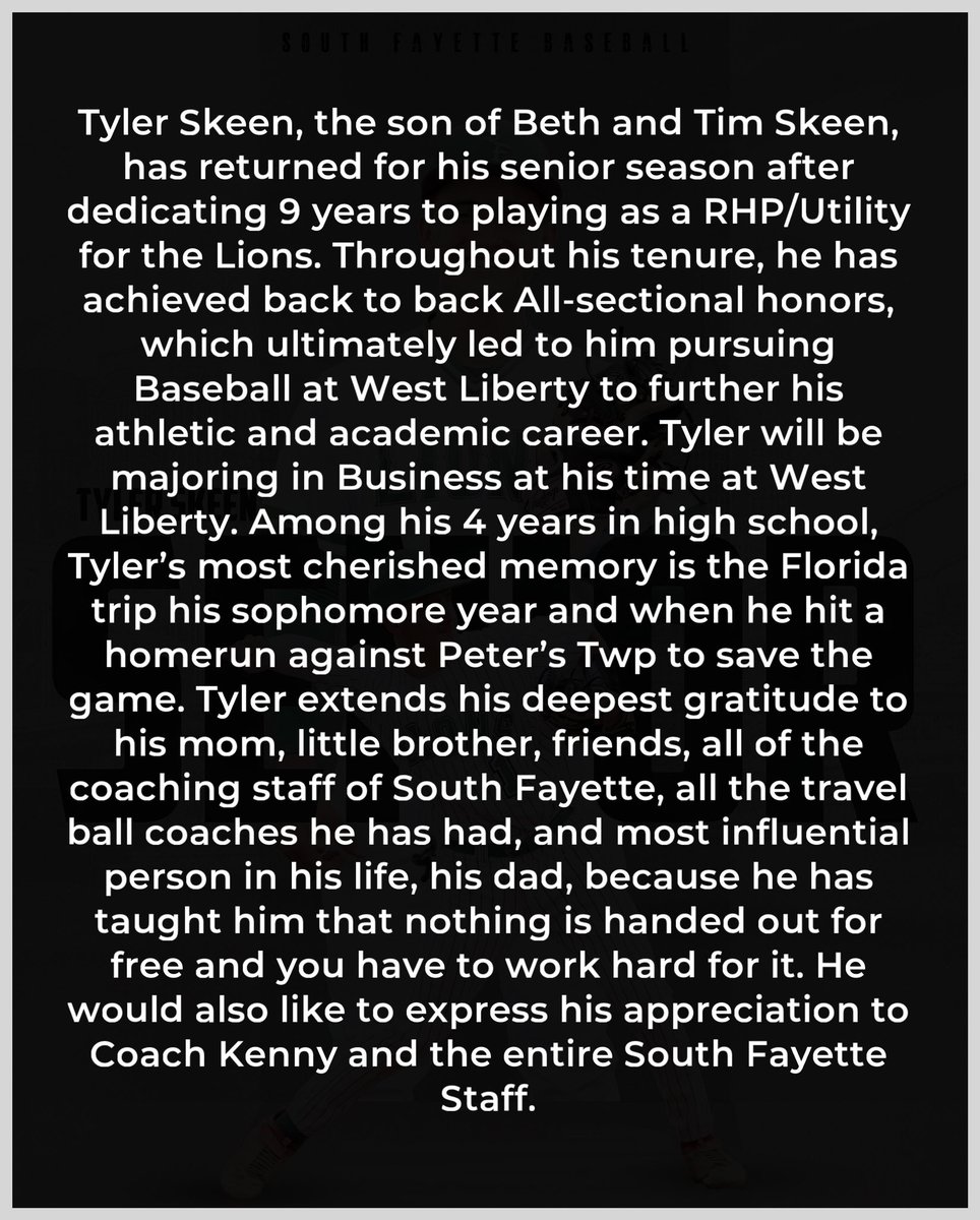 CONGRATULATIONS TYLER!!⚾️💚 #SFLIONPRIDE #SFFAMILY <a href="/TylerSkeen19/">Tyler Skeen</a>