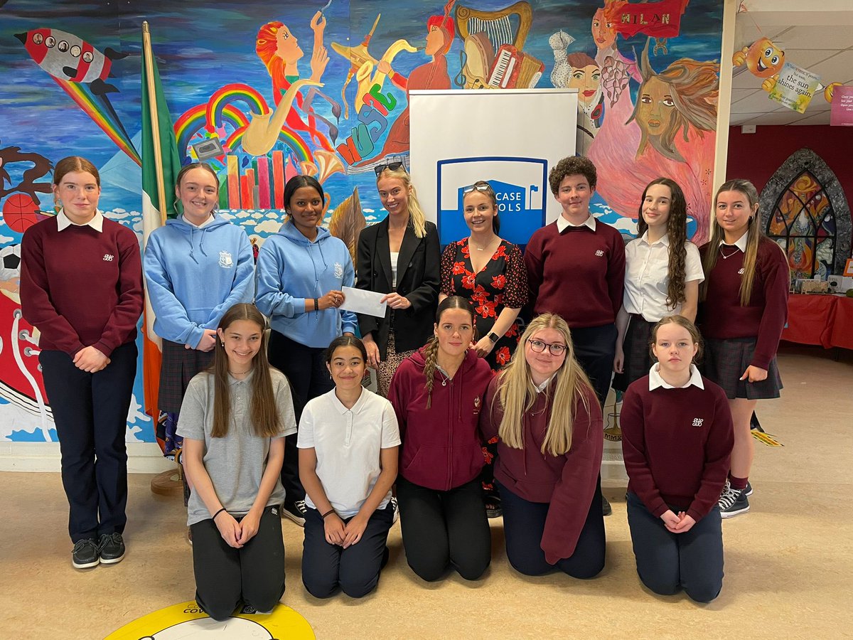 Well done to the student council who raised €300 last week for Offaly Domestic Violence Support Service. Thank you to the girls from ODVSS who came to the school today to meet our girls.