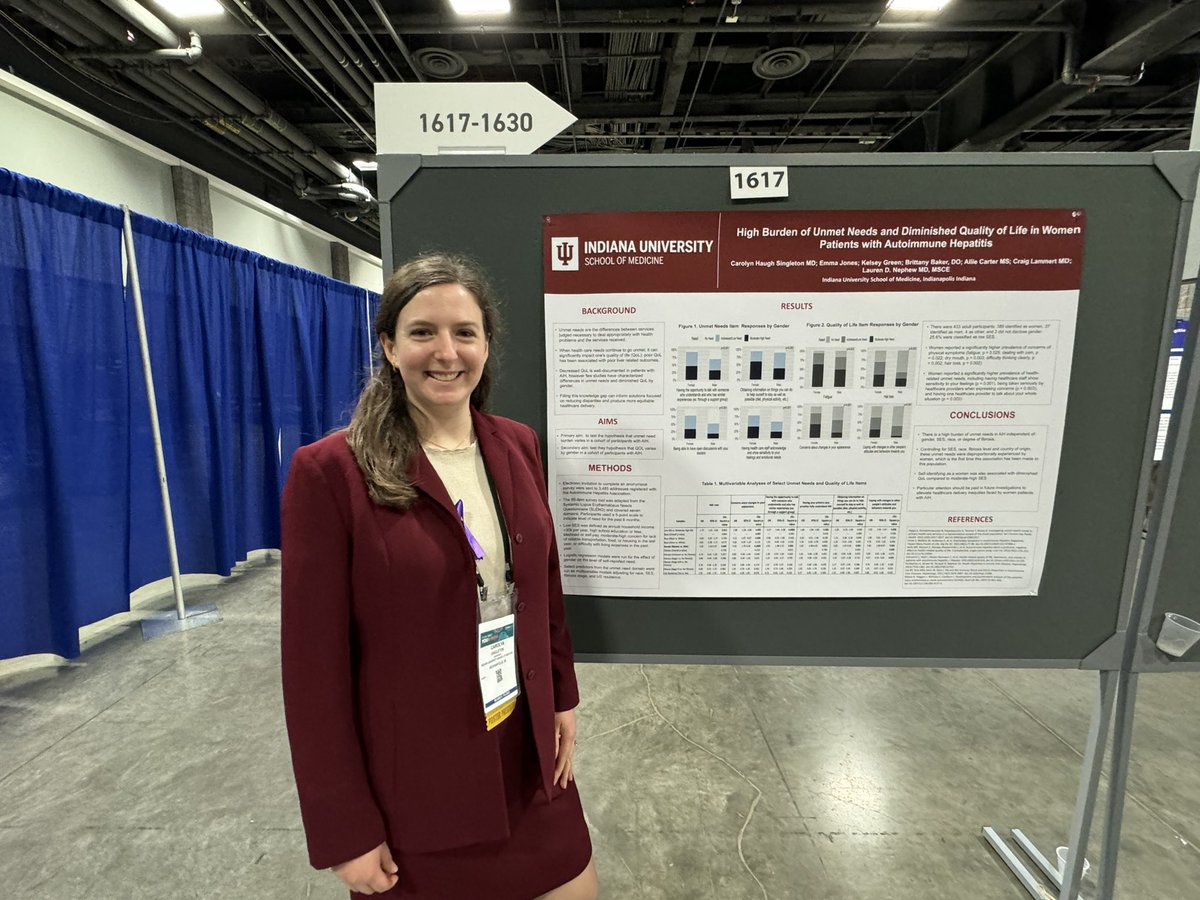 Lauren Nephew MD, MSCE (@laurennephewmd) on Twitter photo Proud of these 3 talented and bright young aspiring hepatologist; each with first author manuscripts in the works. Look out for their papers & GI fellowship applications 😊. <a href="/TianaWalker22/">Tiana Walker, M.D</a> <a href="/c_singleton96/">Carolyn Singleton, MD</a>
@Brittan55838734 <a href="/IUGastro/">Indiana University Gastroenterology and Hepatology</a> Proud of these 3 talented and bright young aspiring hepatologist; each with first author manuscripts in the works. Look out for their papers & GI fellowship applications 😊. <a href="/TianaWalker22/">Tiana Walker, M.D</a> <a href="/c_singleton96/">Carolyn Singleton, MD</a>
@Brittan55838734 <a href="/IUGastro/">Indiana University Gastroenterology and Hepatology</a>