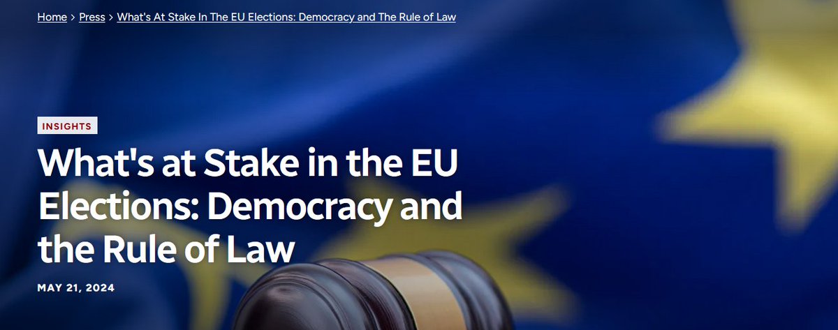 Given the likely strengthening of the #RadicalRight at #EPElections2024 & the fact that three governments with domestic illiberal agendas will send members to the @EU_Commission, it is unrealistic to expect an ambitious EU #RuleOfLaw agenda in an unsupportive inter-institutional