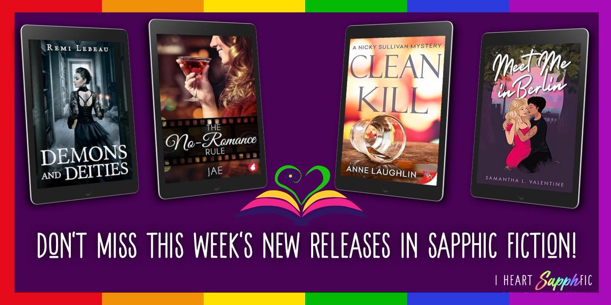 Have you checked out all the sapphic new releases this week?

There are more than 25 books in today’s post.

Check them out here: bit.ly/3wS6M4f

So much sapphic goodness!