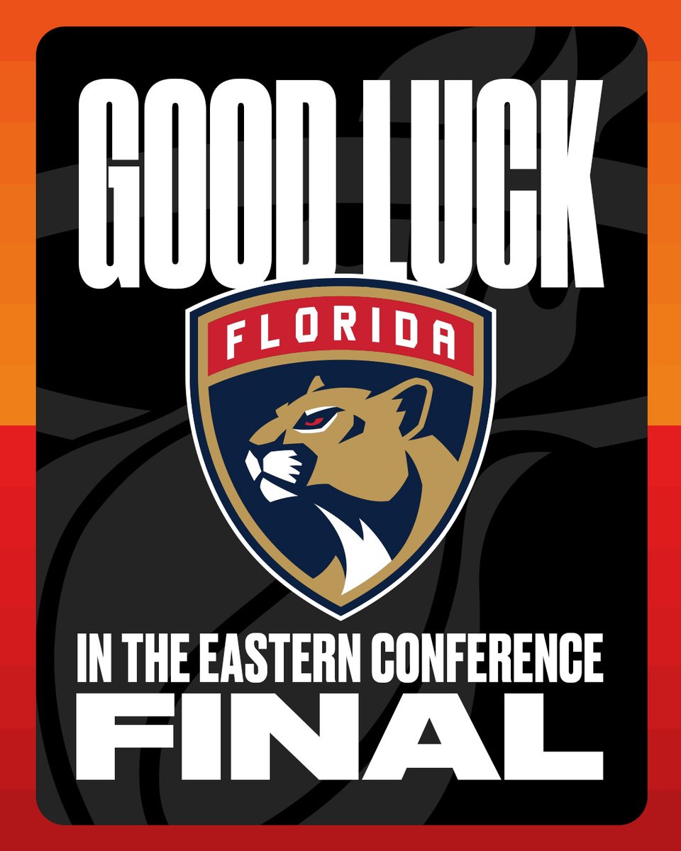 8 down, 8 to go! Let's get it @FlaPanthers! 🐀