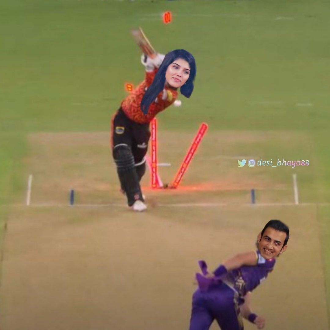 Clean bowled 😔
#KKRvsSRH