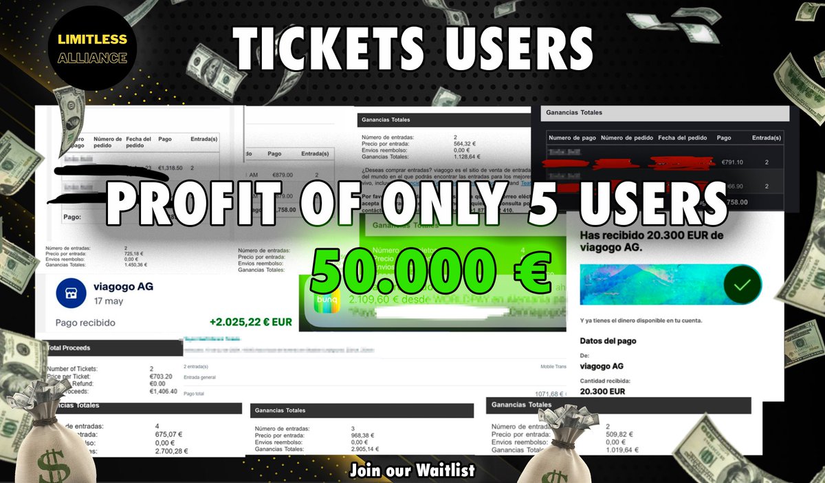 Limitless fue uno de los referentes en tickets en lo que a cg españoles se refiere y es por ello que podemos decir que somos los mejores en ello 👑

Ser el mejor en algo no es solo decirlo, es demostrarlo con datos 👊

Breve demostración de nuestro success 🟢