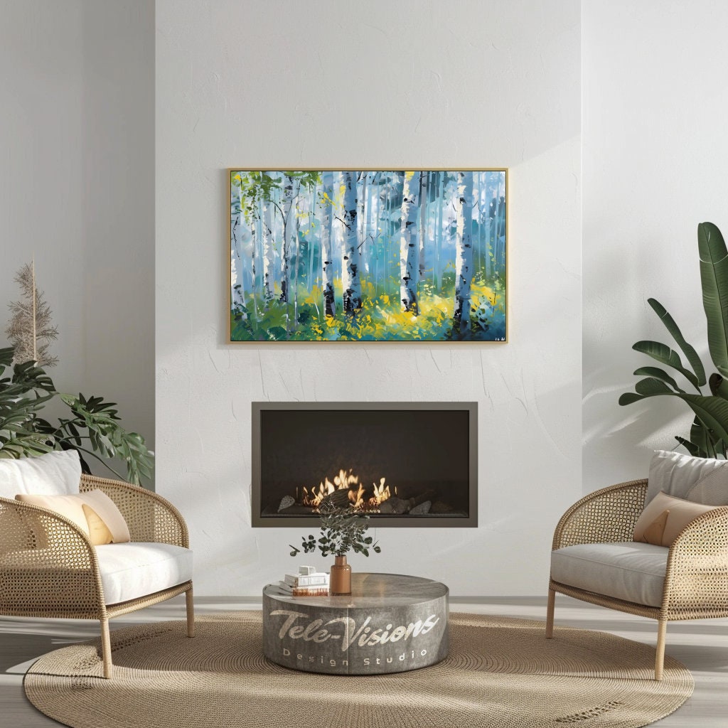 TeleVisionsDS's tweet photo. Redefine your TV viewing experience with Samsung Frame TV Art Digital Download Birch Forest Sunlight. Your Samsung Frame TV will thank you. Link in bio. #FrameTVDecor #DigitalArtCollection #ArtisticInteriors #ContemporaryArt #TVArtwork #HomeGallery #ArtisticExpression #DigitalMas https://t.co/jQz0HcMoBU