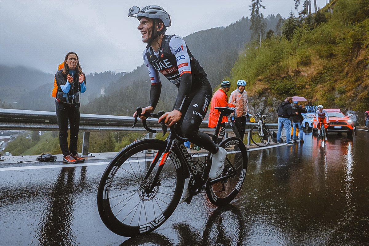 So...☔️ Rain isn't bad when something big happens😉 Andiamo!🫡 #UAETeamEmirates #WeAreUAE #GirodItalia