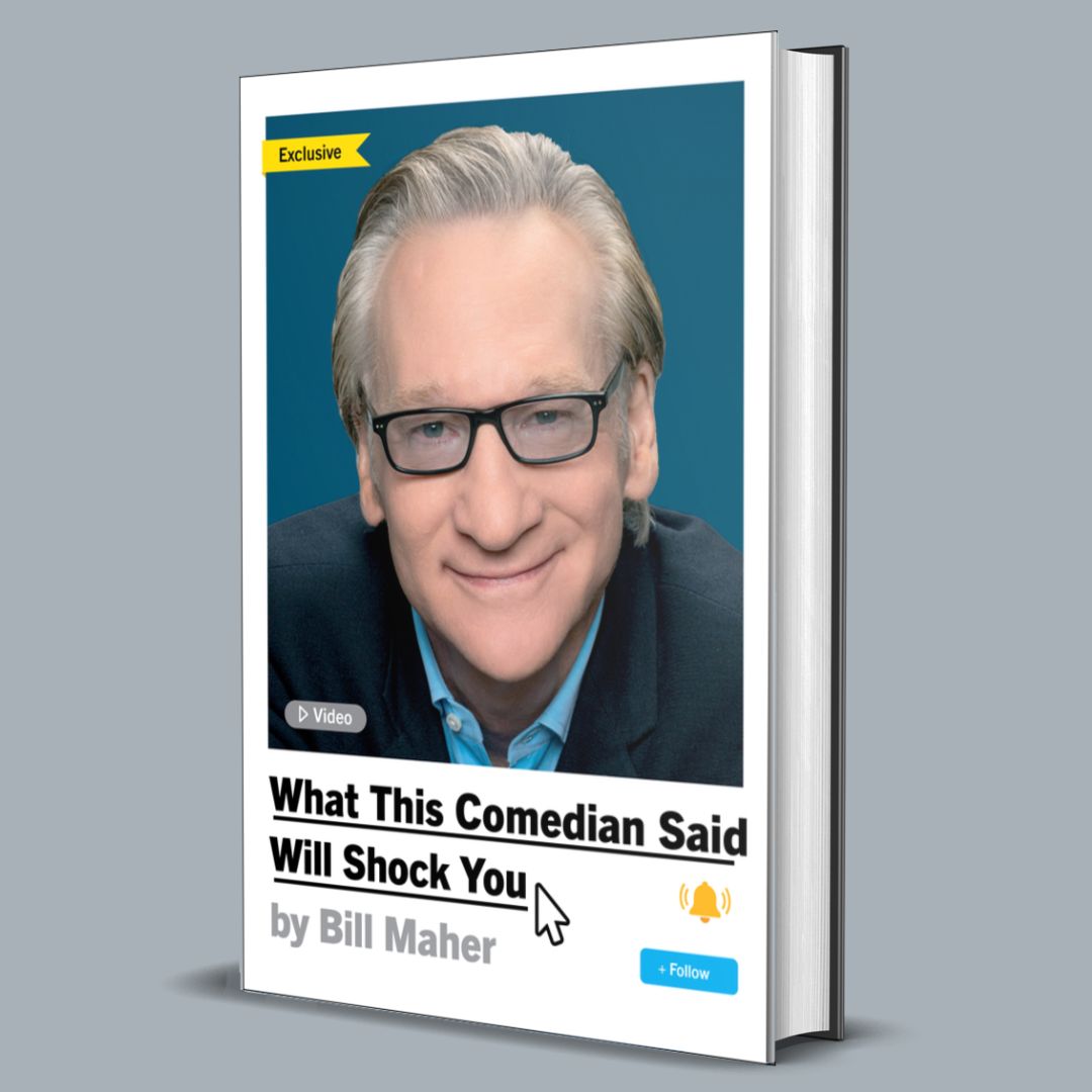 'What This Comedian Said Will Shock You' by @billmaher is available now wherever books are sold, including Costco! “This book is so funny you may not notice how smart it is.' - @donnabrazile