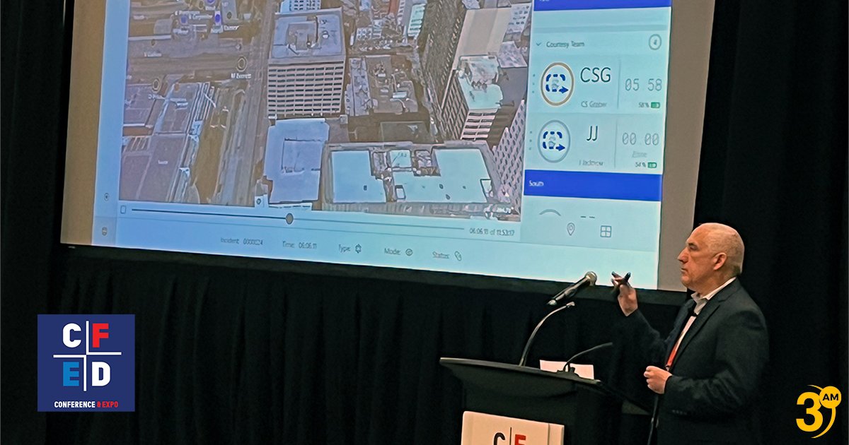 We're at CFED West in California this week! On Sunday, our VP of Customer Experience Peter Ungaro presented a hands-on with FLORIAN. Demonstrating the impressive features the incident command software provides. Interested in learning more? Get in touch! bit.ly/4dITWpP