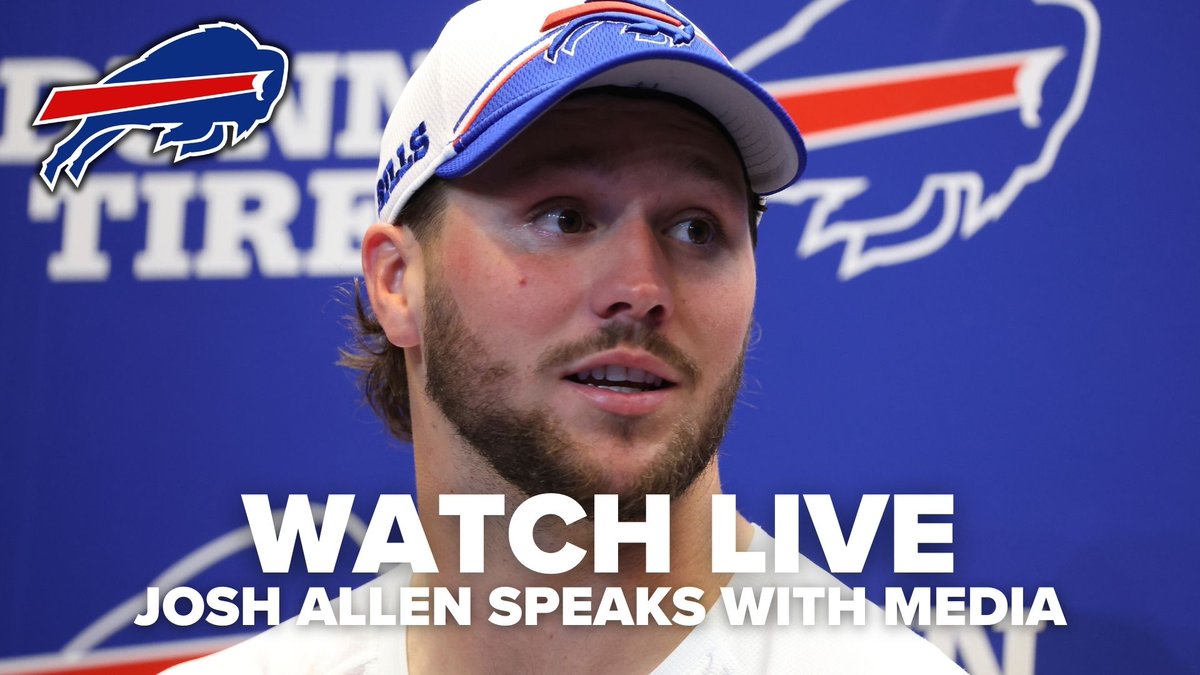 WATCH LIVE: Josh Allen and teammates speak with reporters following first day of OTAs. wkbw.com/live2
