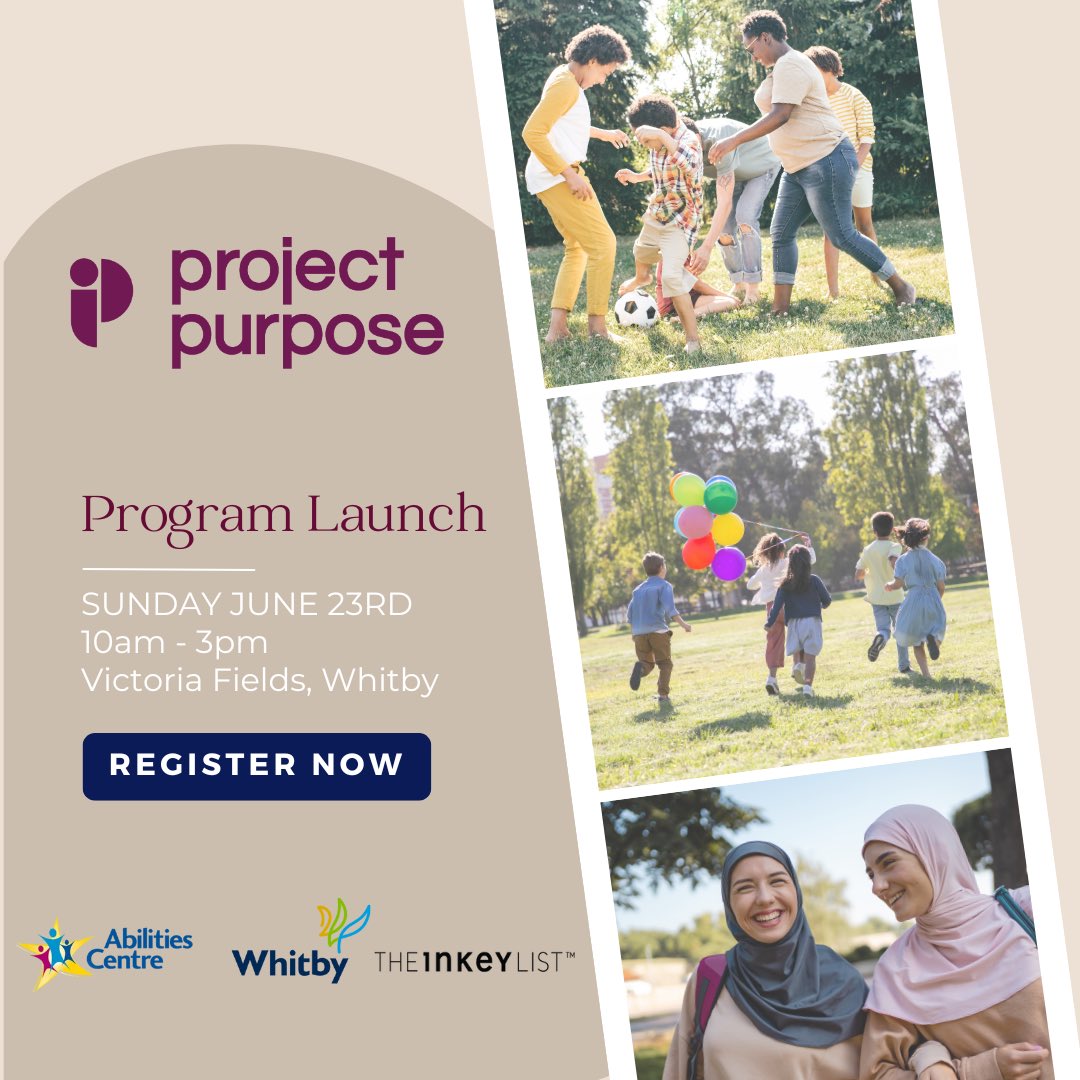It's time to celebrate! Join us for our official launch party on Sunday, June 23rd, at Victoria Fields in Whitby. 

Make sure to register for this family-friendly FREE event using the link in our IG bio. 🌟