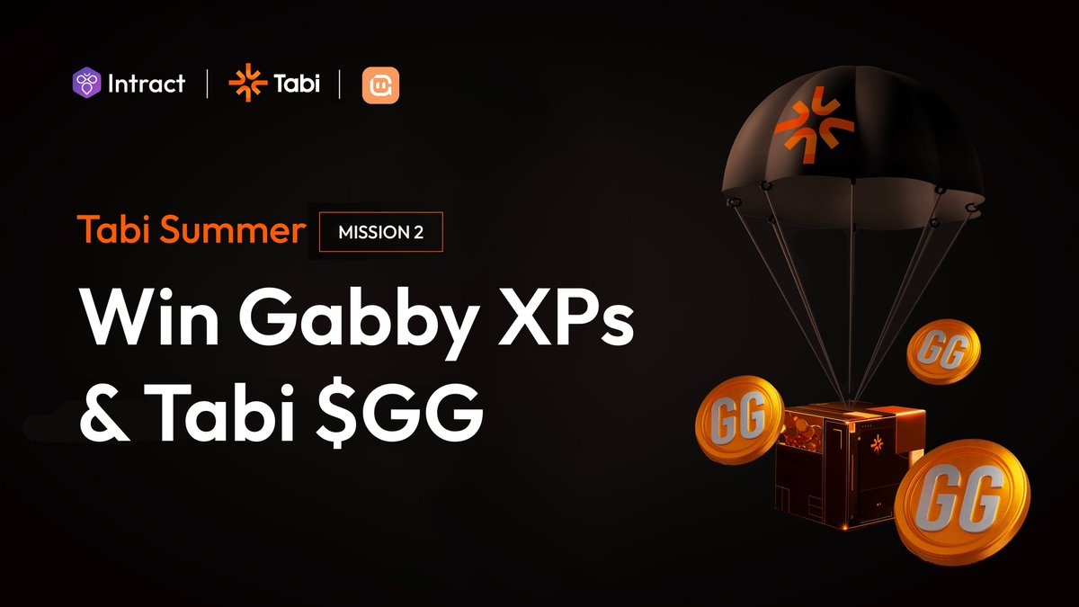 ⚠️ Attention: Tabi Mission 2 has started on Intract! Venture into @gabby_world_Alpha V2 live on @Tabichain & earn: Gabby XPs + $GG 💸 Limited-time public alpha testing & a chance to win big! Enter now: link.intract.io/Gabby