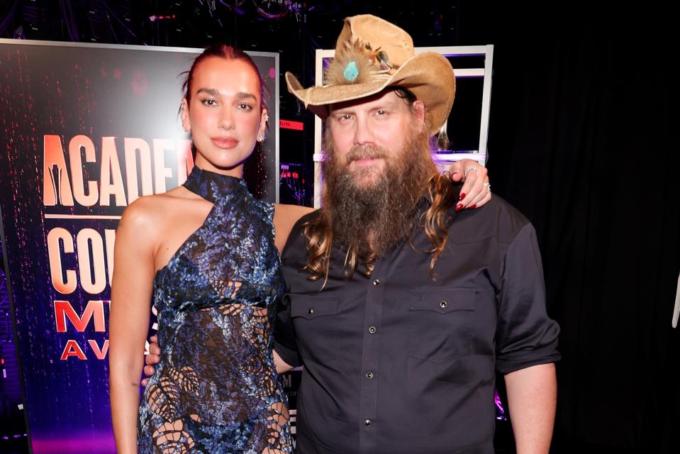 Dua Lipa and Chris Stapleton's surprise duet “I Think I’m In Love With You” from the ACM Awards is soaring on iTunes and may become a Billboard smash. go.forbes.com/c/7DCF
