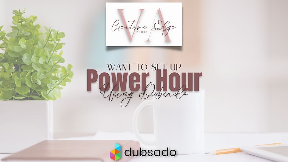 LtdCreativeEdge's tweet photo. Wanna to set up a Power Hour automation for your business? 

Check out how easily you can set up your Power Hour or mini-session using Dubsado. https://t.co/SpoE1B1cgG 

#Dubsado #Dubsadotips #BusinessGrowth https://t.co/fZQi7VF78U