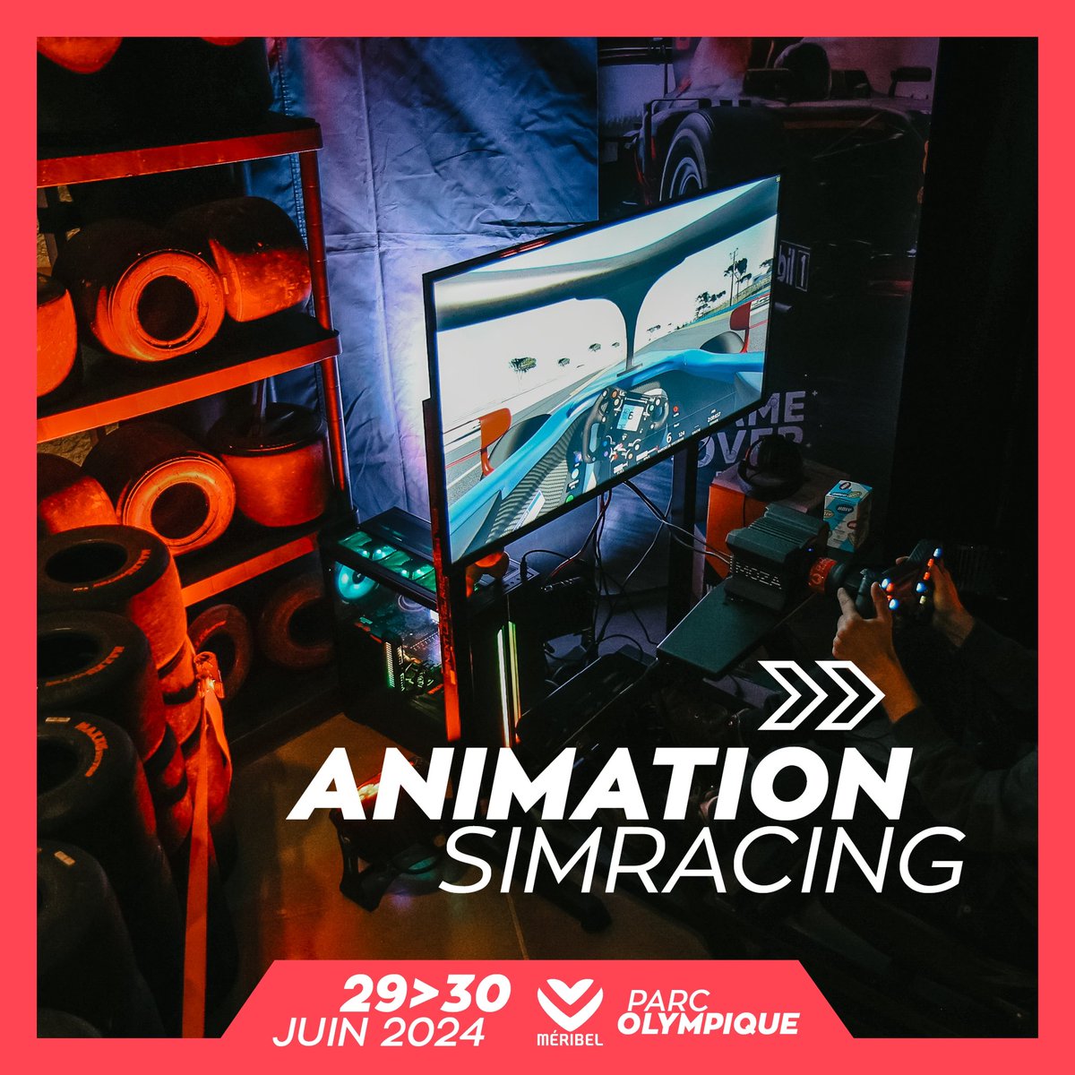 🌟 ANIMATION SIMRACING 🌟
Incarne un pilote automobile au volant de notre #simulateur professionnel et tente de réaliser le meilleur temps au tour ⏱️ #savoie #meribel