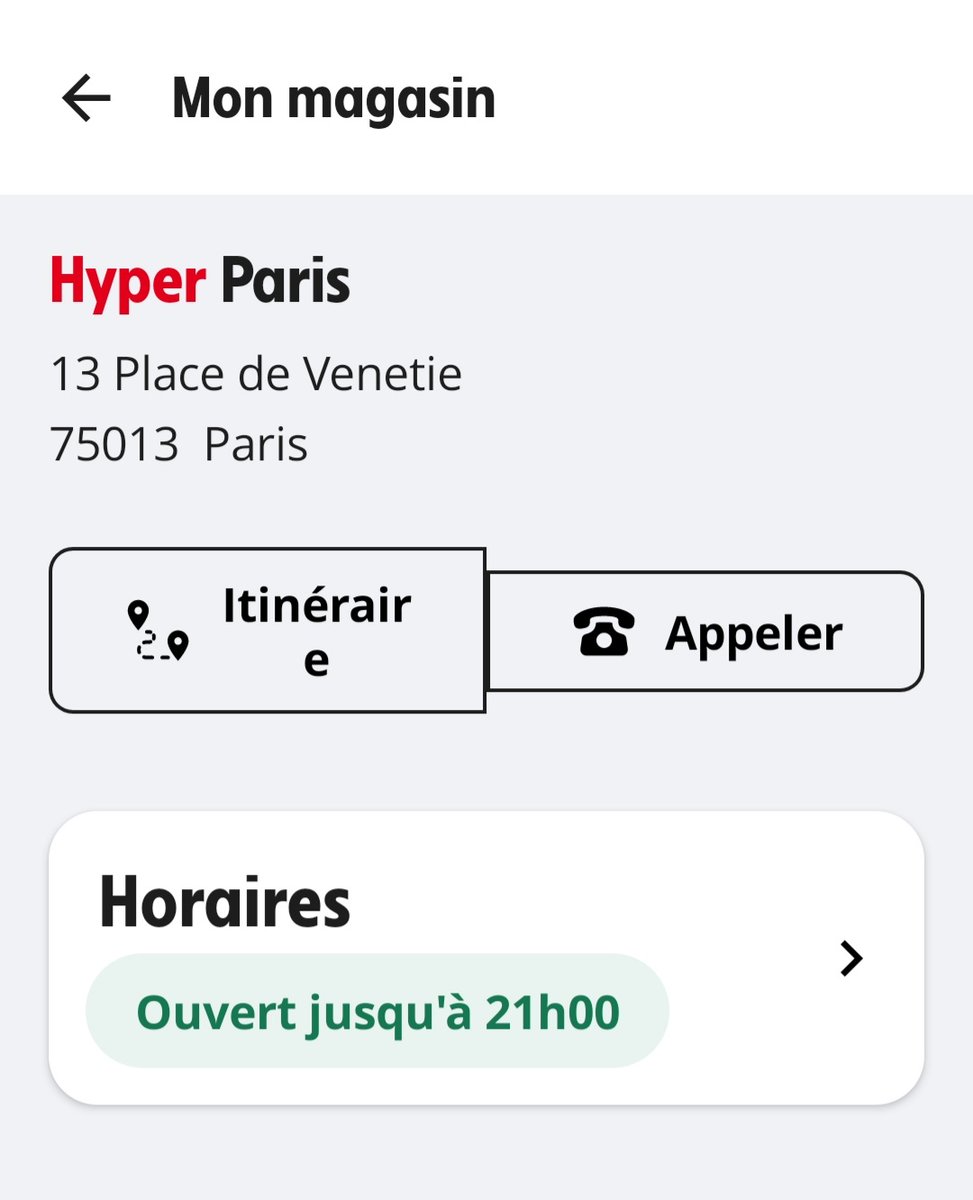 hblb117's tweet photo. @intermarche 
Bonjour,
Sur la foi de votre appli je me suis rendu dans un magasin "Ouvert" fermé.
Qu'affiche votre appli lorsqu'un magasin est "Ouvert" et EN PLUS accueille des CLIENTS putatifs ? https://t.co/wszm8Yl0OP