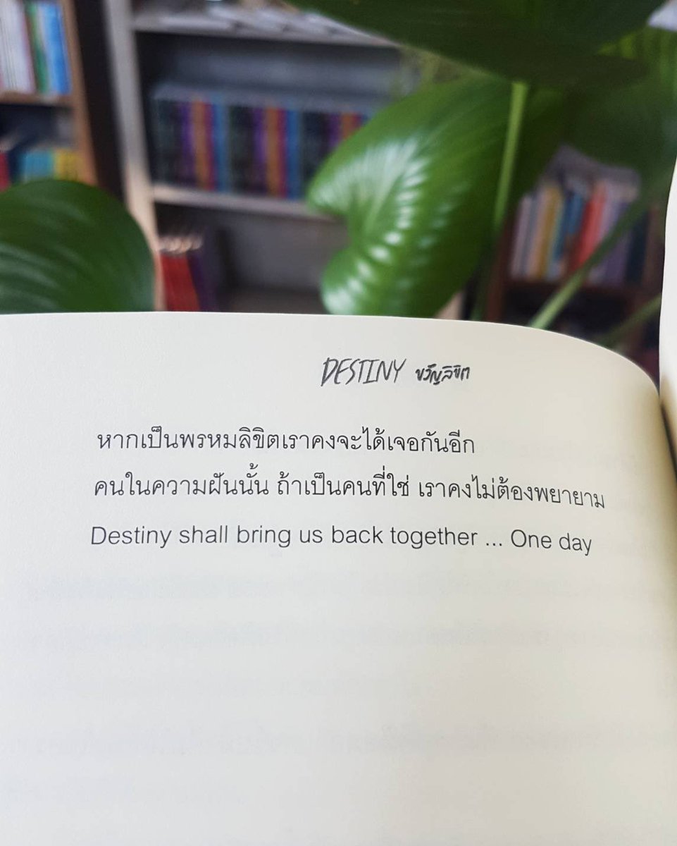 klinnangsue's tweet photo. เชื่อในพรหมลิขิตไหมคะ? https://t.co/rib4jiLqZj