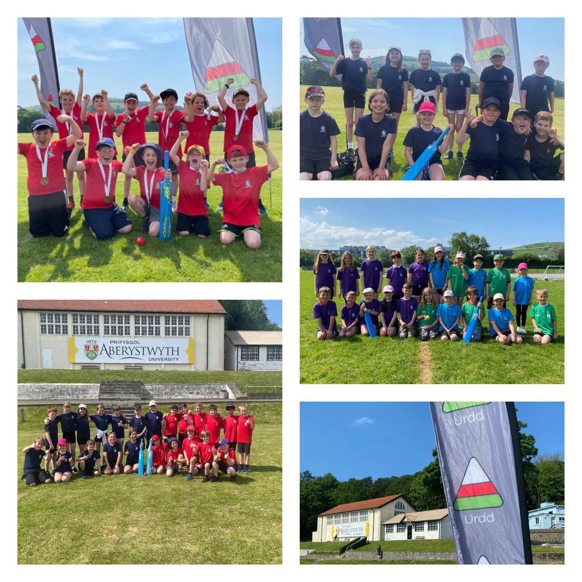Blwyddyn 4 (@ysgolgymraeg4) on Twitter photo Diwrnod hyfryd o griced heddiw i flwyddyn 4! Llongyfarchiadau i’r tîm coch ar ennill y gystadleuaeth a phob hwyl iddynt yn y rownd genedlaethol fis Mehefin. Diolch i <a href="/UrddCeredigion/">Urdd Ceredigion</a> am drefnu Diwrnod hyfryd o griced heddiw i flwyddyn 4! Llongyfarchiadau i’r tîm coch ar ennill y gystadleuaeth a phob hwyl iddynt yn y rownd genedlaethol fis Mehefin. Diolch i <a href="/UrddCeredigion/">Urdd Ceredigion</a> am drefnu