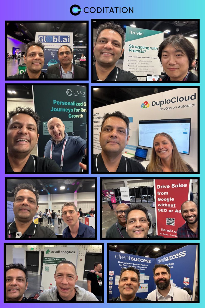 Capturing the energy of SaaStock! Our VP of Customer Success & Delivery, Aniket Deshpande, had the pleasure of connecting with brilliant minds and industry leaders. It’s always inspiring to connect with such dynamic leaders! #SaaStock24 #Innovation #Coditation #leadership