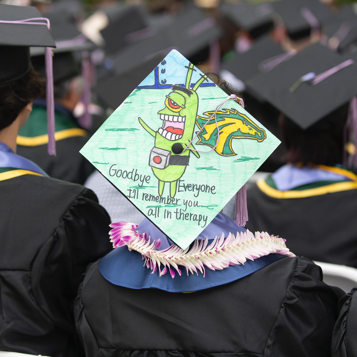 calpolypomona's tweet image. Hey Broncos, vote for your favorite mortarboard from our commencement ceremonies!  #CPPgrad   
These were the top four finalists from the past weekend. Who will be the winner? 
Vote below ⬇️