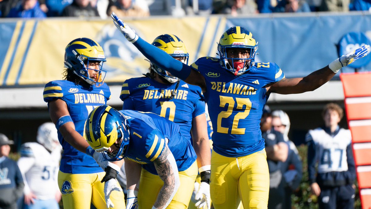 Blessed to receive an offer from the University of Delaware💙💛. #AGTG @ryancarty10 @Coach_Rojas_UD @CoachWrightC @CoachGoldrich @Coach_GThompson @WestOrangeFB @larryblustein @SWiltfong_ @On3Recruits @Excelspeed12 @CoachDrico @Rivals