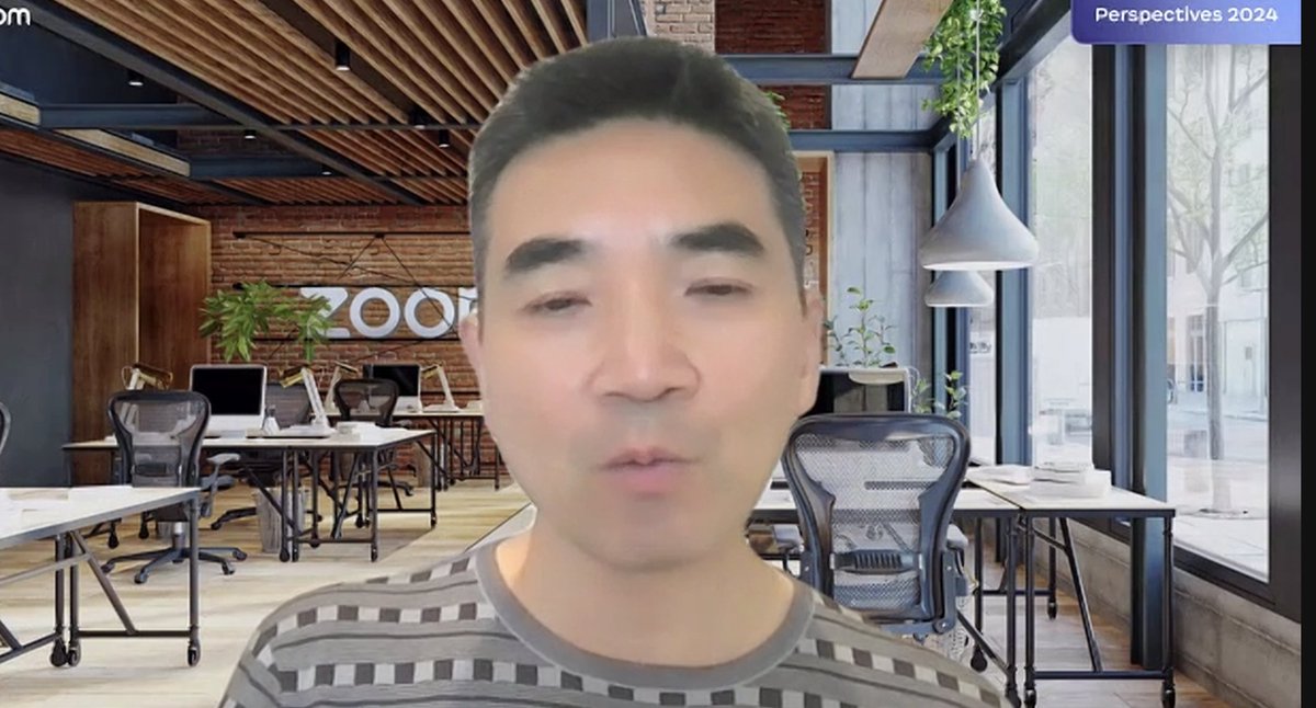 Hearing from @ericsyuan @Zoom CEO explain how customers told Zoom that they love the meetings, phone, etc. but have legacy contact centers and want to move to cloud with a vendor they can trust, so Zoom built a #CCaaS #cctr solution.