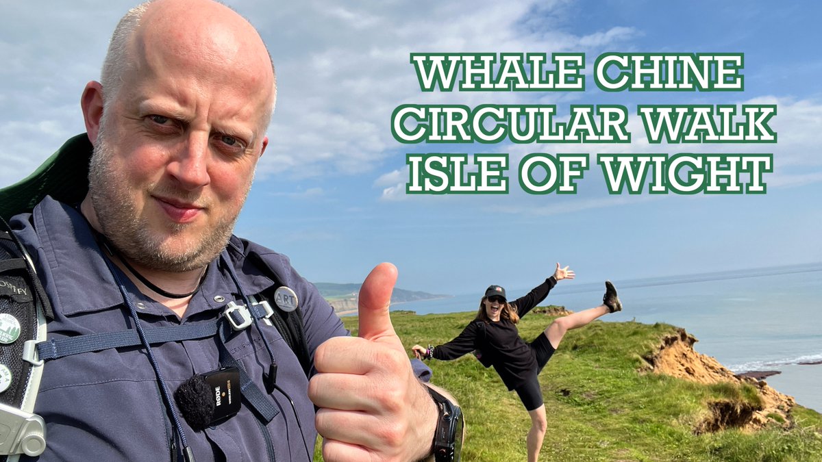 A video of a nice walk around Whale Chine on the Isle of Wight with my friend Rowan. youtu.be/McYP4CEj-k0 #isleofwight #walking