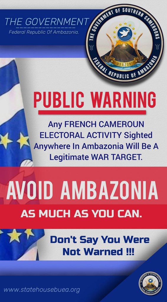 AmbazoniaEthic1's tweet photo. The #1 resn #Lrc gv d #IC not to intervene , #ReturnToNormalcy, hs been proven wrong. 2024- 20th May civil disobedience said it all. Will the #UN, #EU, #AU still be passive? #EndWarinAmbazonia @USEmbYaounde @FRauCameroun @AfricaMediaHub @SenateForeign @POTUS @StateDeptSpox @USUN https://t.co/Ylu5B3WIWa