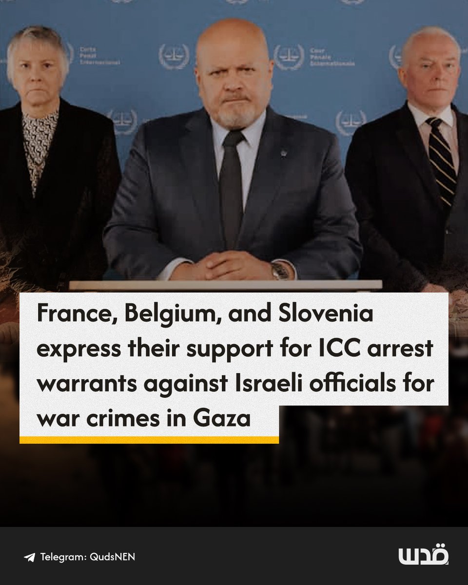 France, Belgium, and Slovenia released statements supporting the world’s top criminal court and its chief prosecutor’s request for arrest warrants for Israeli leaders. 'France supports the International Criminal Court, its independence, and the fight against impunity in all