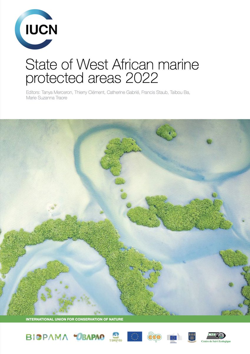 🟢Après le lancement de la première édition de l’État des Aires Marines Protégées d’Afrique de l'Ouest  (EdAMP) - lors du FOMACO 2024 à Bissau, le #RAMPAO, le Centre de Suivi Ecologique et l’#UICN ont le plaisir de vous inviter au premier webinaire de la série dédiée à la