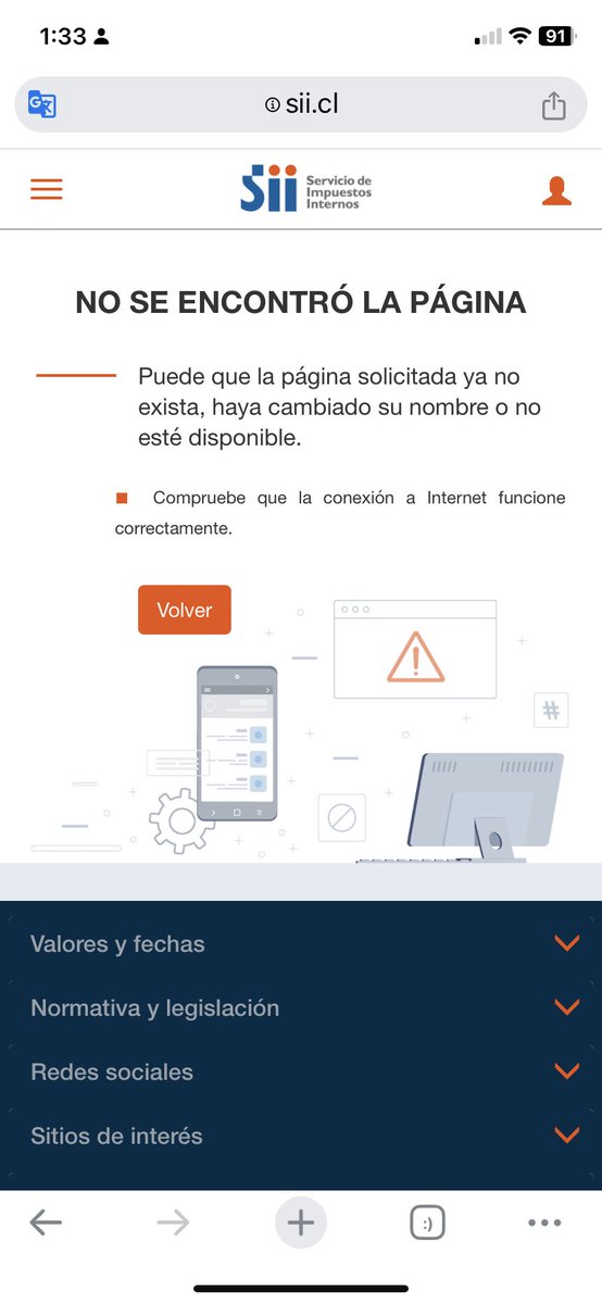 Aracely_Lavin's tweet photo. @SII_Chile esperando a saber por qué me devolvieron solo una parte de lo que declaré… se supone que hoy se podría saber la inconsistencia y nada .. sale esto https://t.co/KMJnD5tyYk