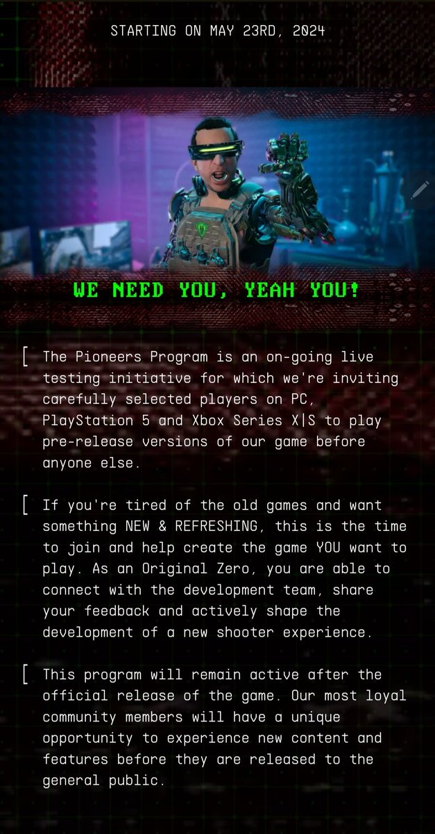 We are geting closer!
Stoked to see this OTG @playoffthegrid  pioneers program play the game pre release and give feedback to the developers

Make sure to load up on items playing Technocore @GunzillaGames 

#videogaming #gaminglife #PSTATION #pcgames #BattleRoyale