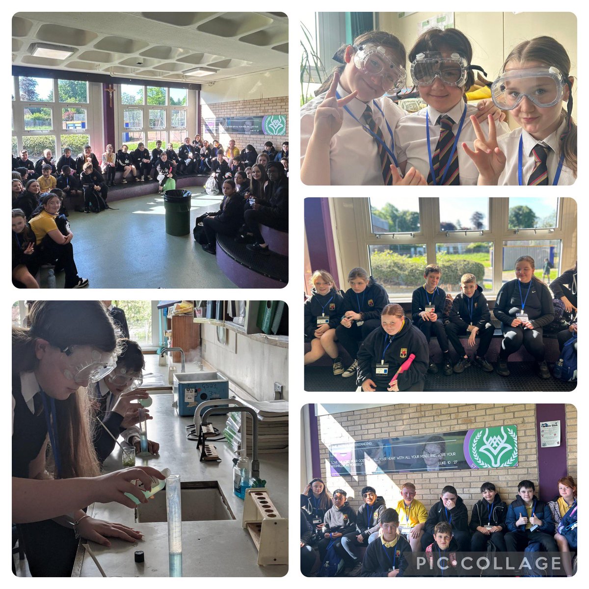 Our P7s had another successful transition visit to @StLukesHigh today. They loved having the opportunity to experience a range of subjects and meet some of the teachers that they will work with in high school.