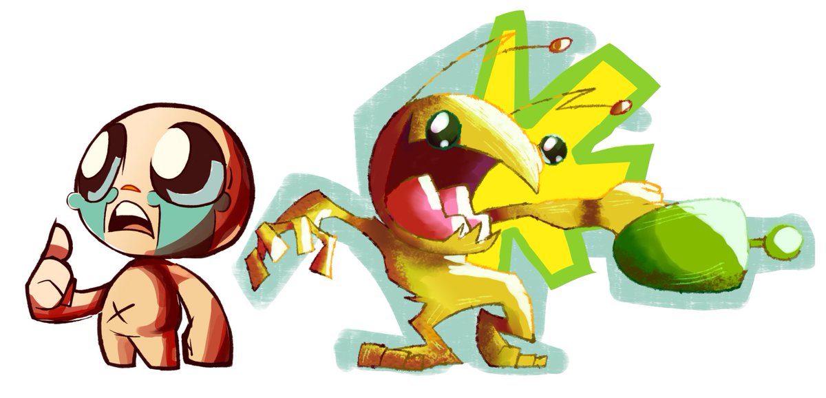 Funky characters . . #Newgrounds #TheBindingofIsaac #AlienHominid