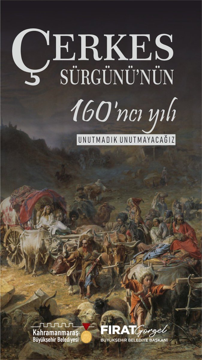 Asırlar boyunca sürecek bir acı ve hasrete sebep olan #ÇerkesSürgünü’nünde hayatını kaybedenleri rahmetle yâd ediyorum.