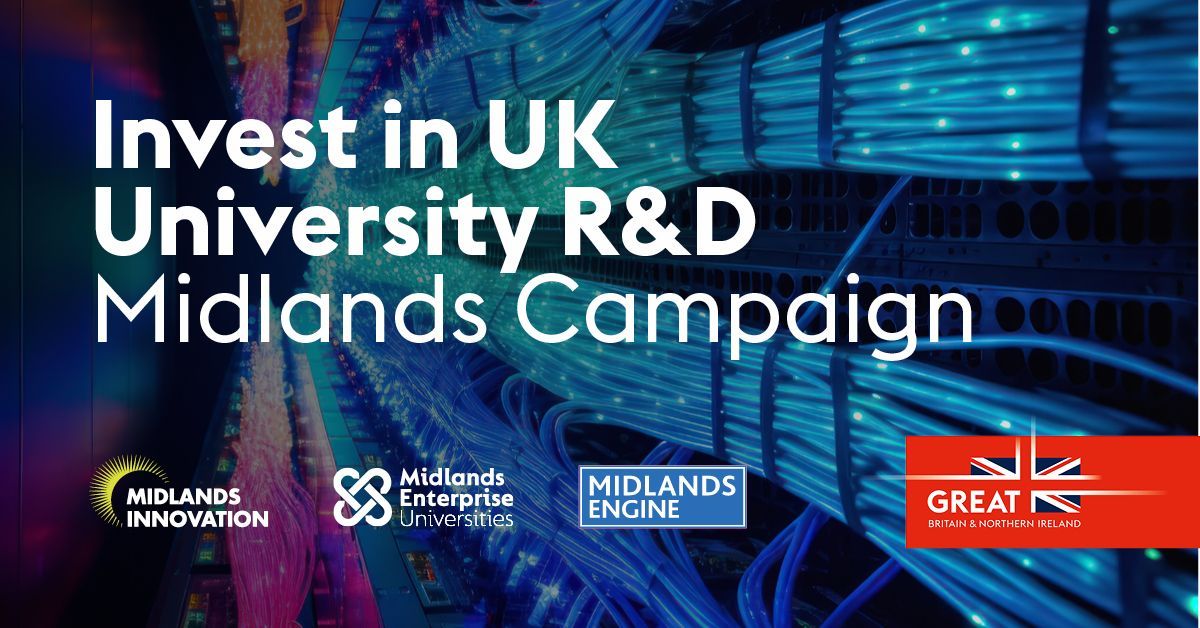 Today @UKREiif a coalition co-led by MI and @midsengine have launched a £3m campaign to attract global R&D investment in the region. The campaign will leverage collective global connections to drive economic growth across the region. Read about it here: buff.ly/44RBoPY