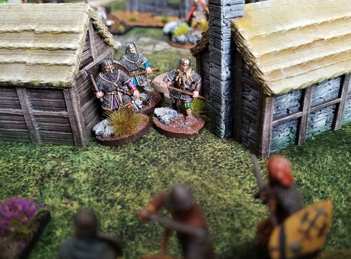 'Sven?' 'Yes, Olaf.' 'Valhalla awaits.' ⚔️ - #Potanswar #miniaturewargaming #wargames #wargaming #miniatures #hobby #28mm #28mmwargaming #tabletopgames #paintingminiatures #wargamingminiatures - #historicalwargaming #studiotomahawk #sagawargame #lionrampant #sagawargame