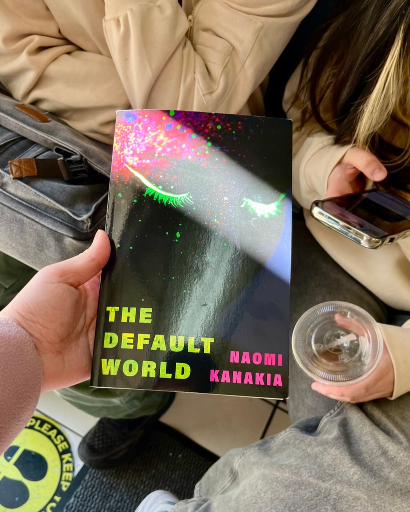 oNe ~wEek fRom* t0day! @NaomiKanakia's THE DEFAULT WORLD hits shelves wherever you get your books Tuesday, May 28!⁠ bit.ly/3UfXgkA ⁠ 📷️: Sally Chen