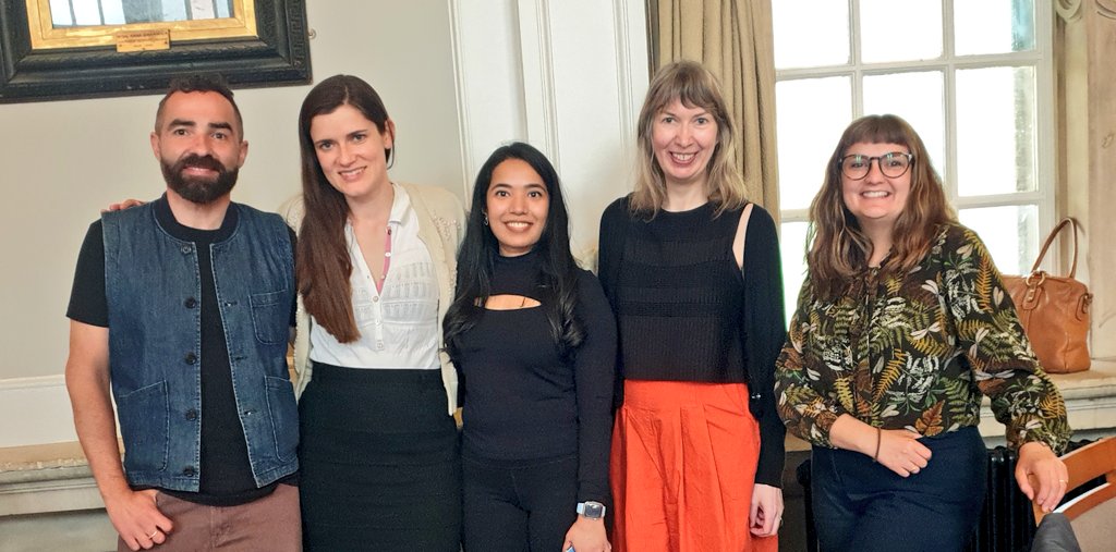 Pleased to announce @shweta2592 successfully defended her PhD thesis @RoyalHolloway today! Constructively examined by @VeraDorothea & Deidre Shaw. @Chatzidakis_A & I are very proud of Shweta for her great insights into #SustainableFashion in an #Indian context. Welcome Dr!