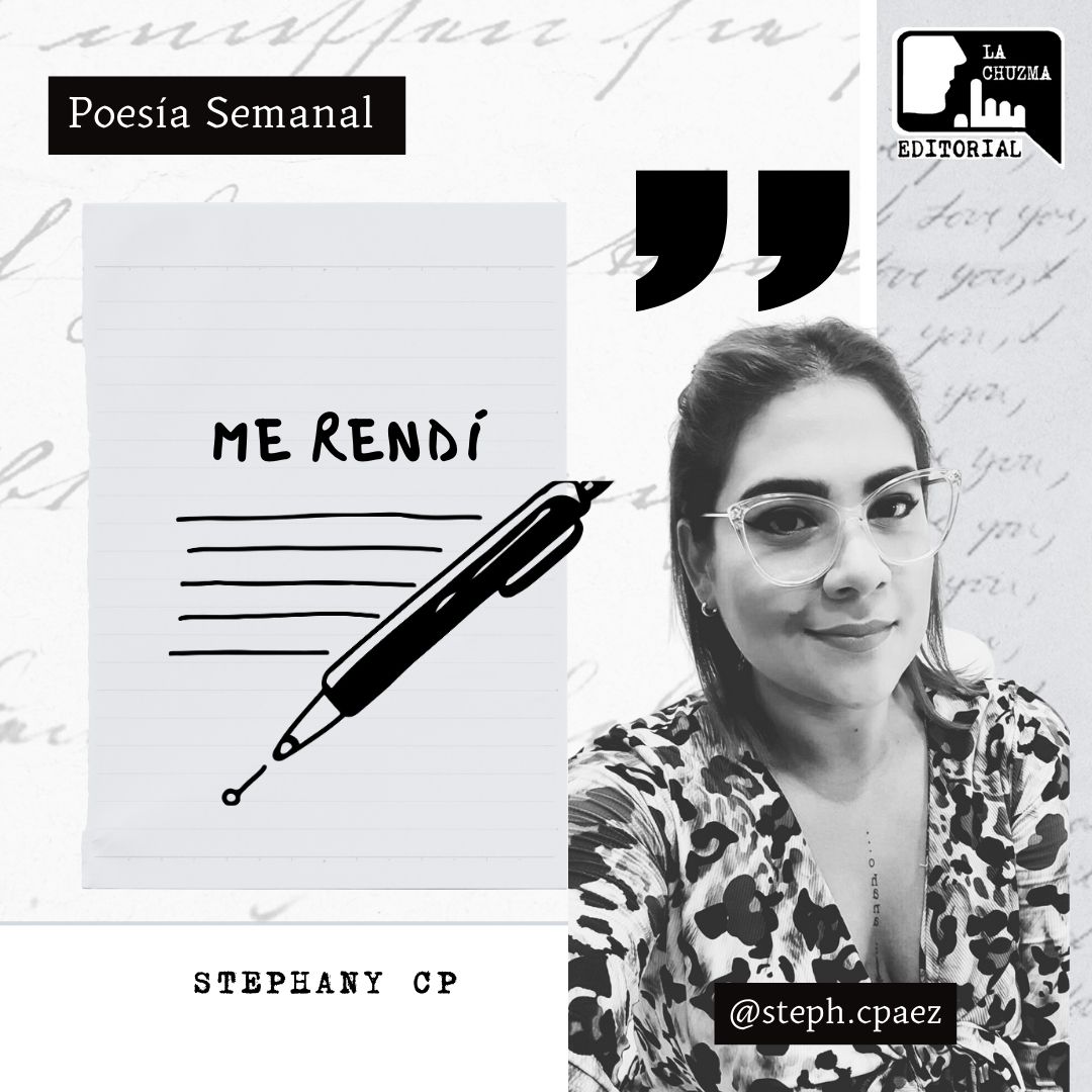 chuzmaeditorial's tweet photo. Hoy en #MartesDePoesía de #LaChuzmaEditorial: sumérgete en un mundo de versos, emociones y belleza literaria. Descubre la magia única que solo la poesía puede ofrecer. 📚✨
Autora: @steph.cpaez
#Poesía #Literatura #Versos #Poema #Letras #POEMARTES
https://t.co/aEaFP8zHHP https://t.co/dBUPkDXGWQ