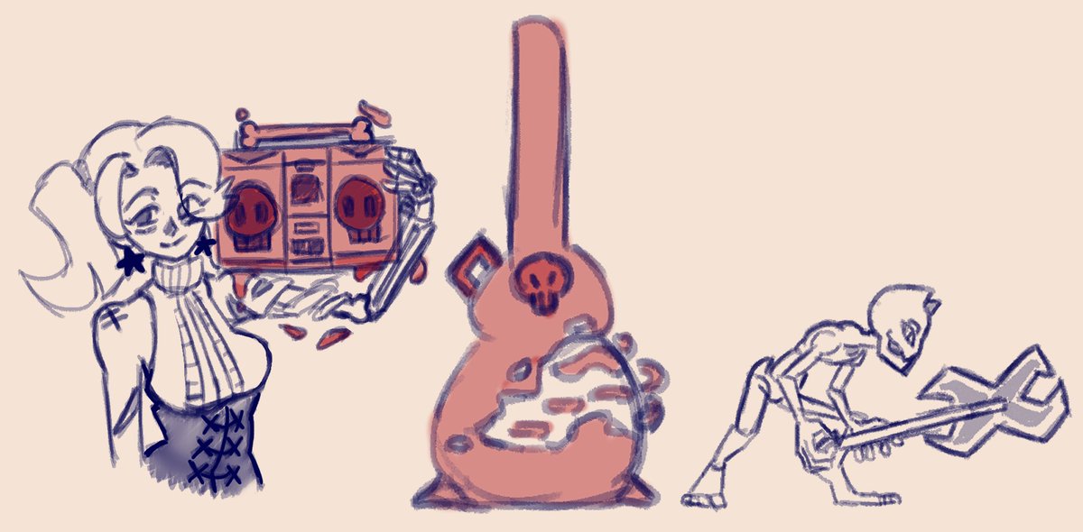 StrikeV13's tweet photo. What if Squigly has Sekhmet instead AU #Skullgirls https://t.co/HhHeivUGHB