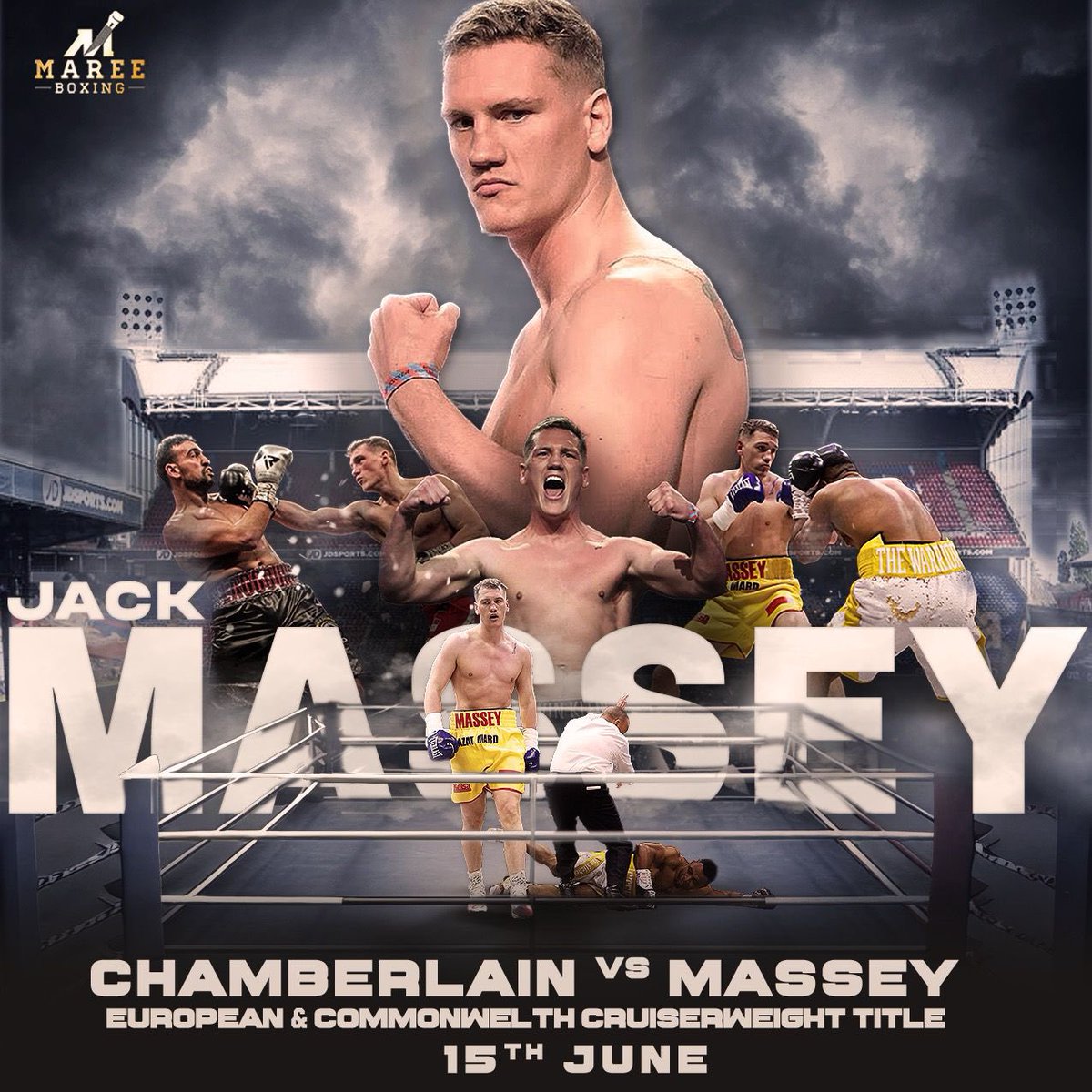 🎟️ Tickets - For the Team Massey Ticket section please use the following link - ubxr.co/massey @jackmasseyboxer #BillamSmithRiakporhe | 15.06.24 | Selhurst Park | @SkySportsBoxing | @peacock | @CPFC | Jack Massey Boxing