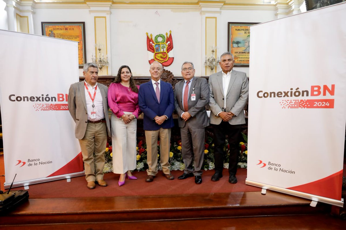 #ConferenciaDePrensa #ConexiónBNIca | Se realizó una conferencia de prensa en la ciudad de #Ica, donde conversamos con periodistas locales para brindarles información actualizada sobre banca y finanzas, así como actualidad económica y el rol del Banco de la Nación. ✔️