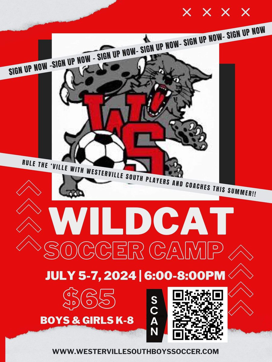 Registration is open for Wildcat Soccer Camp!